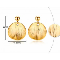 pendientes dorados pequeños