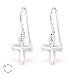 Estilo y Espiritualidad: Pendientes de Cruz en Plata 925 para Mujer