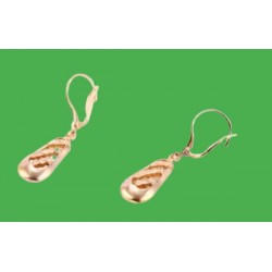 Pendientes chapados oro 18k