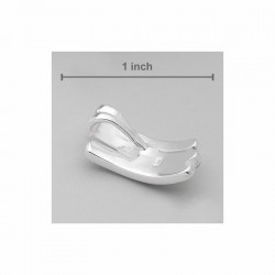 Colgante de mujer fabicado en plata de ley 925 con diseño de lineas verticales