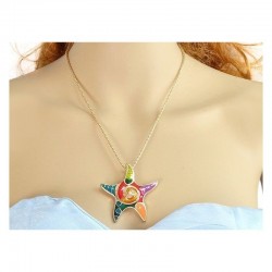 collar con estrella de mar