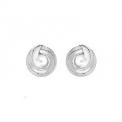 Pendientes de mujer diseño circulare fabricados de plata de ley 925