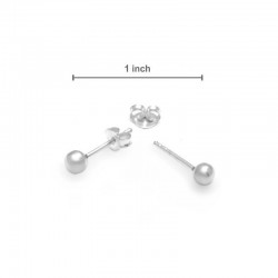 Diseños Únicos de Pendientes para Mujer con Bolita de Plata de Ley 925