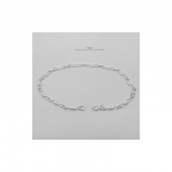 Pulsera Tobillera de Plata Fina: El Complemento Ideal para Realzar tu Estilo