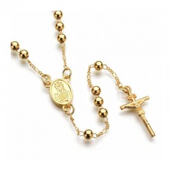 rosario collar bisutería