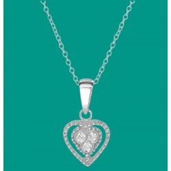 Colgante diamante mujer