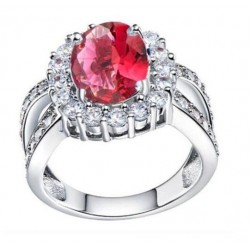 Anillos de plata con piedras grandes