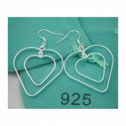 Pendientes originales de plata de ley