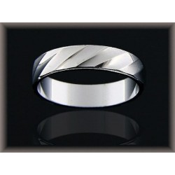 Alianzas de promesa para novios elaboradas en sólida plata de ley 925