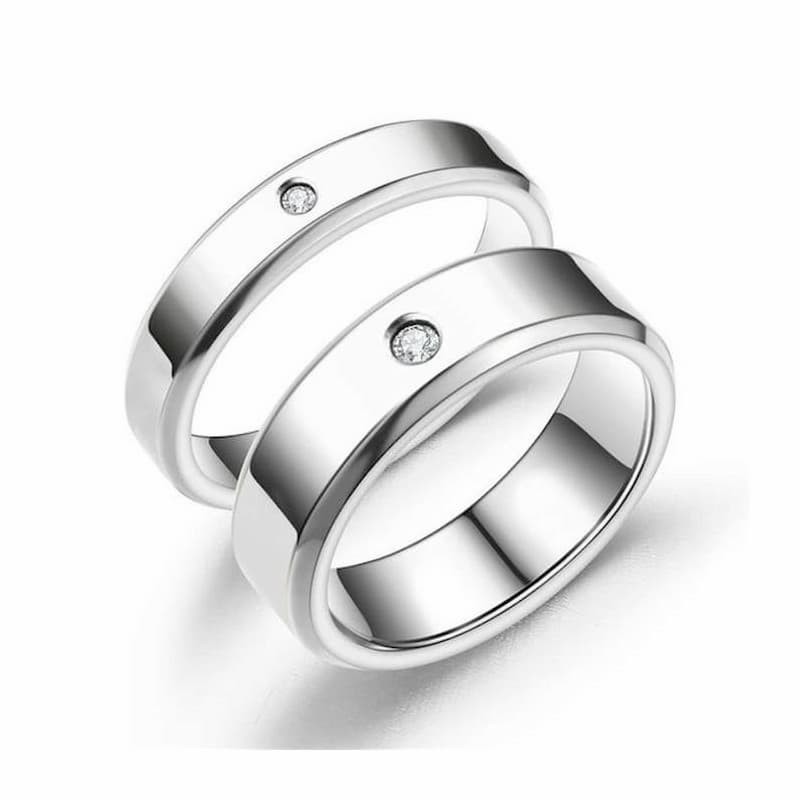 anillos de promesa con circonias