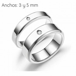 anillos de promesa con circonias