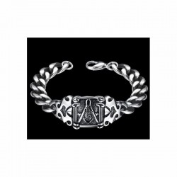 pulsera de eslabones gruesos