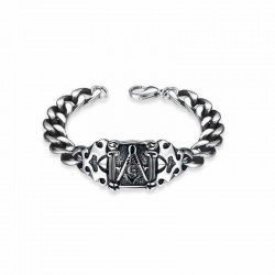 pulsera de eslabones gruesos