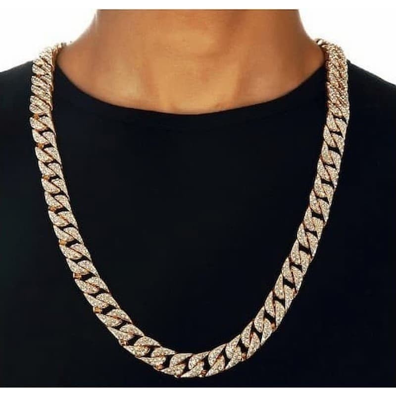 Cadena collar gruesa Cuba Miami