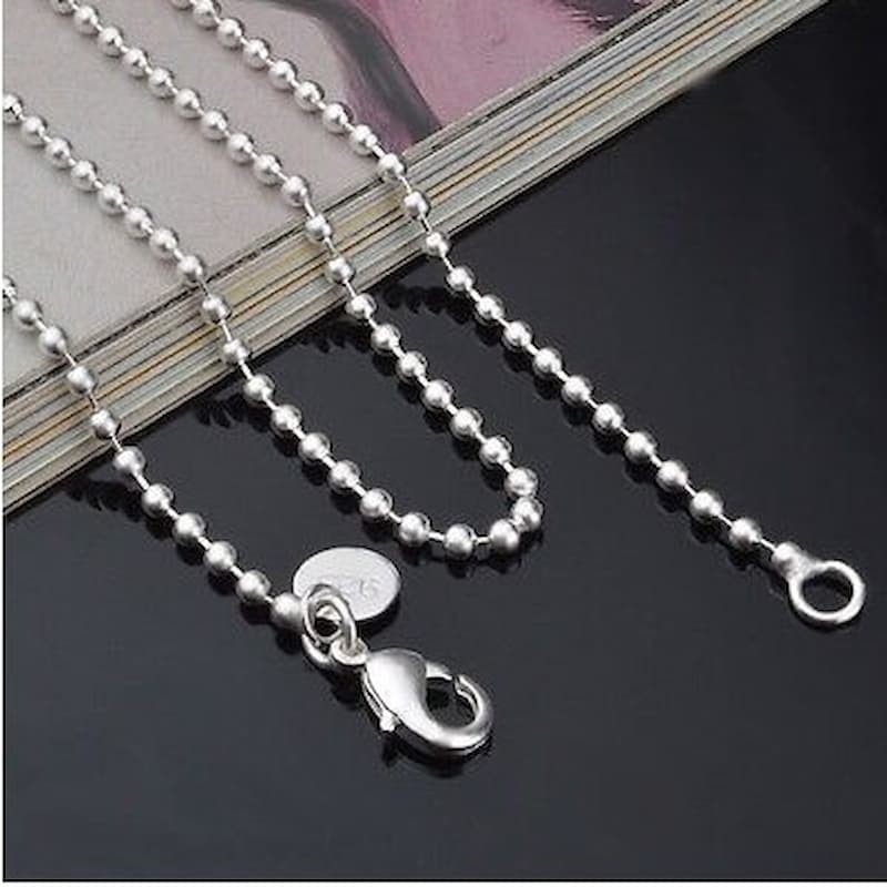 Cadenas de Bolitas de Plata 925: Versatilidad Clásica y Duradera