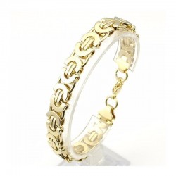 Brazaletes de hombre de alta joyería italiana diseño cadena numantina