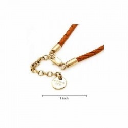 Collar largo para mujer diseñado con piel de la Colección Kaleidoscope de Dyrberg/Kern