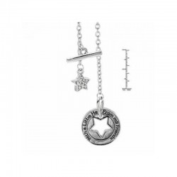 Collar de mujer diseñado con una estrella fabricado en acero inoxidable