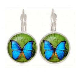 Pendientes con mariposas...
