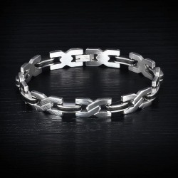 Pulsera de hombre fabricada en acero inoxidable quirúrgico