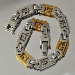 Brazaletes anchos de hombre de acero inoxidable 316 en 2 colores