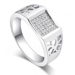 Anillo unisex con baño de...