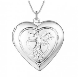 Collar relicario corazón de...