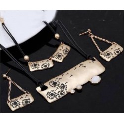 Bisutería nativo americana, Conjunto artesanal de collar, pendientes y pulsera para mujer