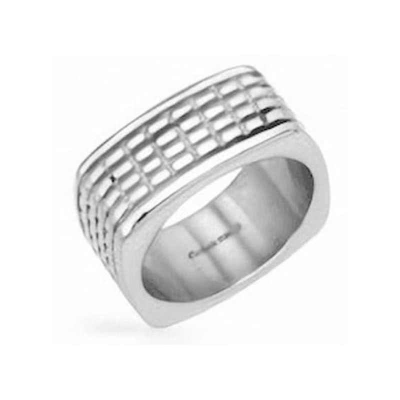 Anillo de hombres de acero inoxidable en tallas 19 y 22