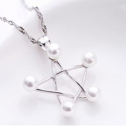 Collar de plata con...