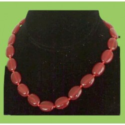 Collares color coral con...