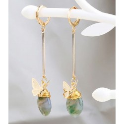 Pendientes largos bisutería...