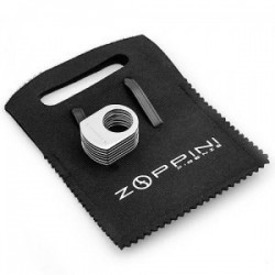 Anillo de mujer en acero quirúrgico de talla 12  marca italiana Zoppini original