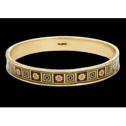 Pulsera rígida dorada...