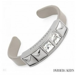 Pulsera de cuero ancha...