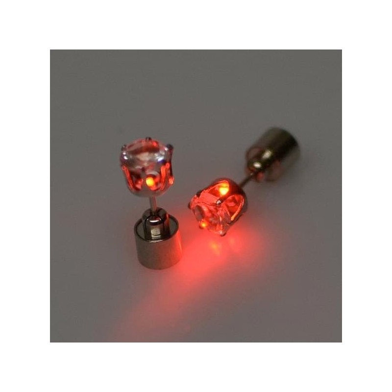 Pendiente de acero inoxidable unisex con led