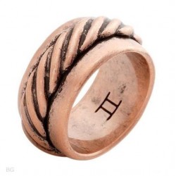 Anillo de acero de mujer -...