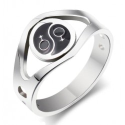 Anillo de acero inoxidable...