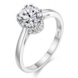 Anillo de boda solitario...