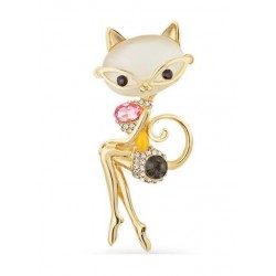 Broche de dama con piedras...