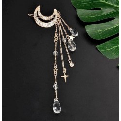 Broche dorado para el pelo