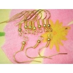 120 ganchos dorados para...