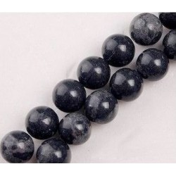 Hilo de turquesa gris oscuro