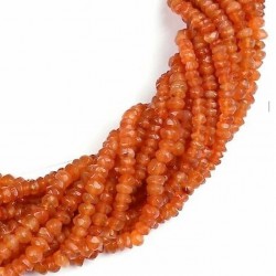 Hilo de carnelia naranja -...