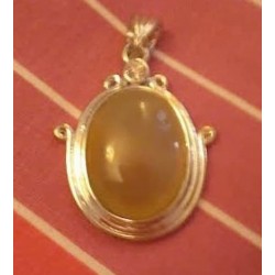 Colgante chapado con piedra...