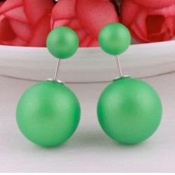 Pendientes de doble cara...