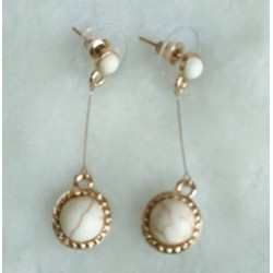 Pendientes largos de mujer...