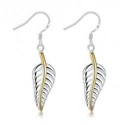 Pendientes chapados en...