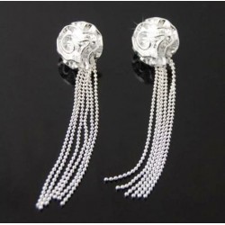 Pendientes con flor...