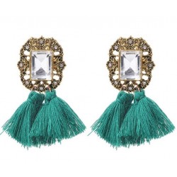 Pendientes con borlas y...